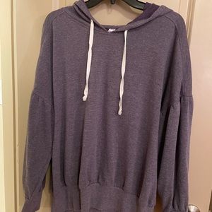 Purple cotton xhileration hoodie from Target